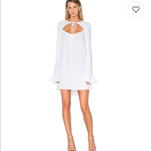 White Long Sleeve Mini For Love and Lemons Dress